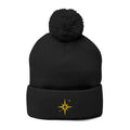 'Get Centered' Pom-Beanie