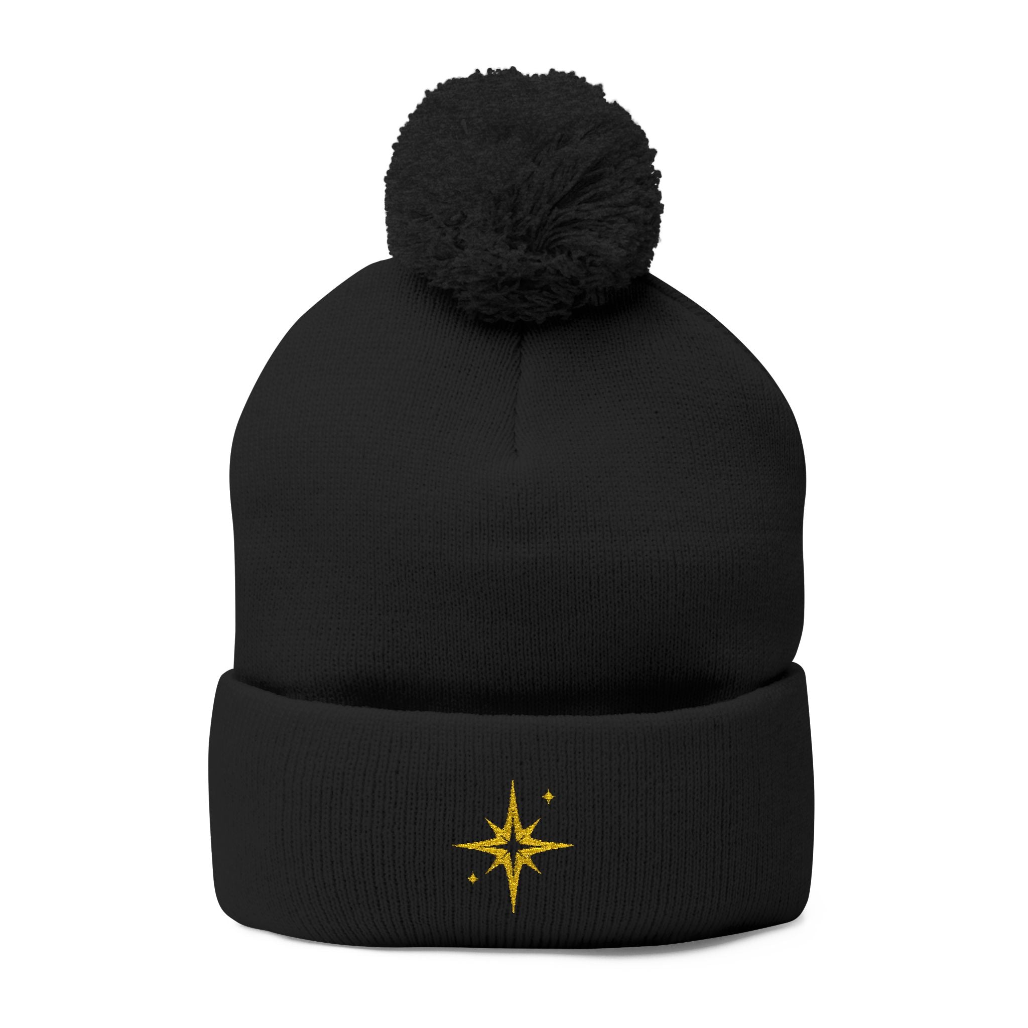 'Get Centered' Pom-Beanie