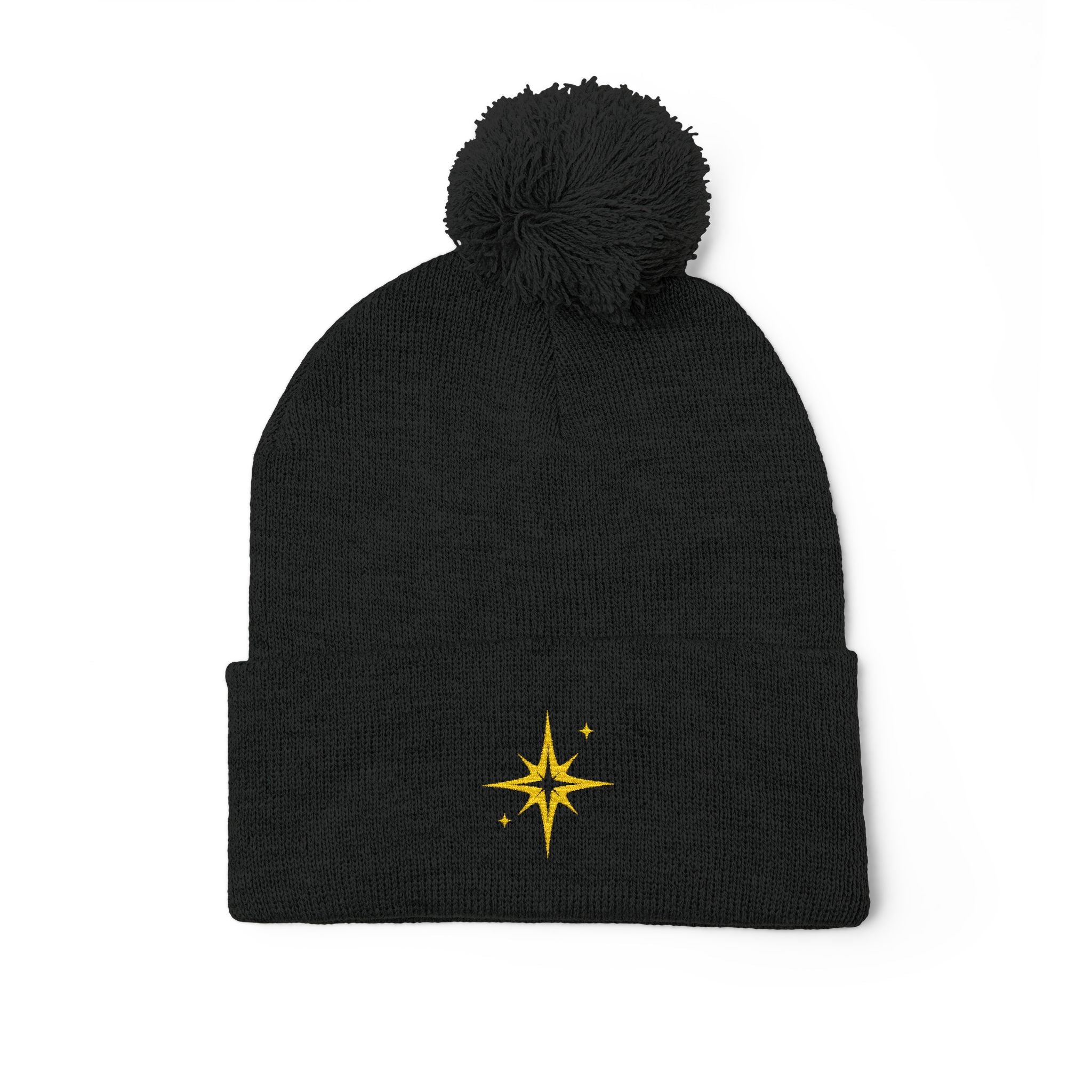 'Get Centered' Pom-Beanie