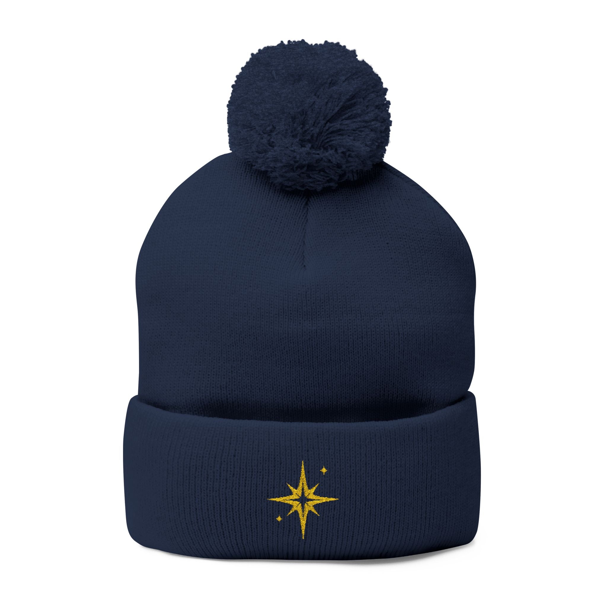 'Get Centered' Pom-Beanie