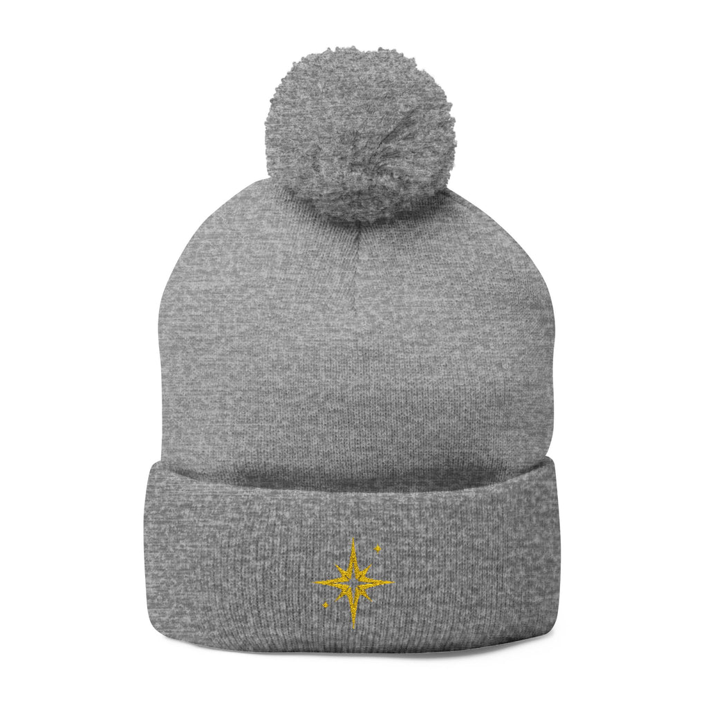 'Get Centered' Pom-Beanie