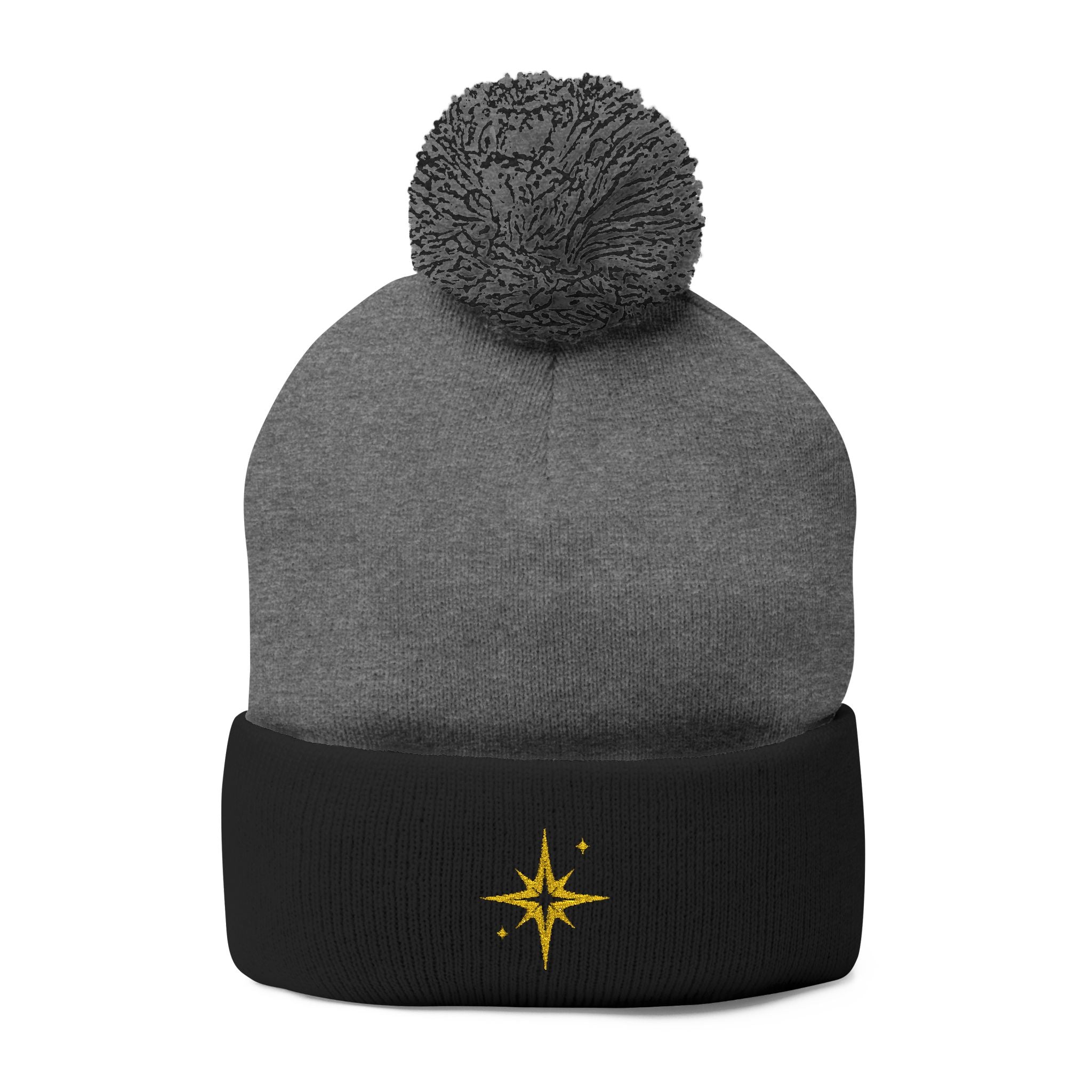 'Get Centered' Pom-Beanie