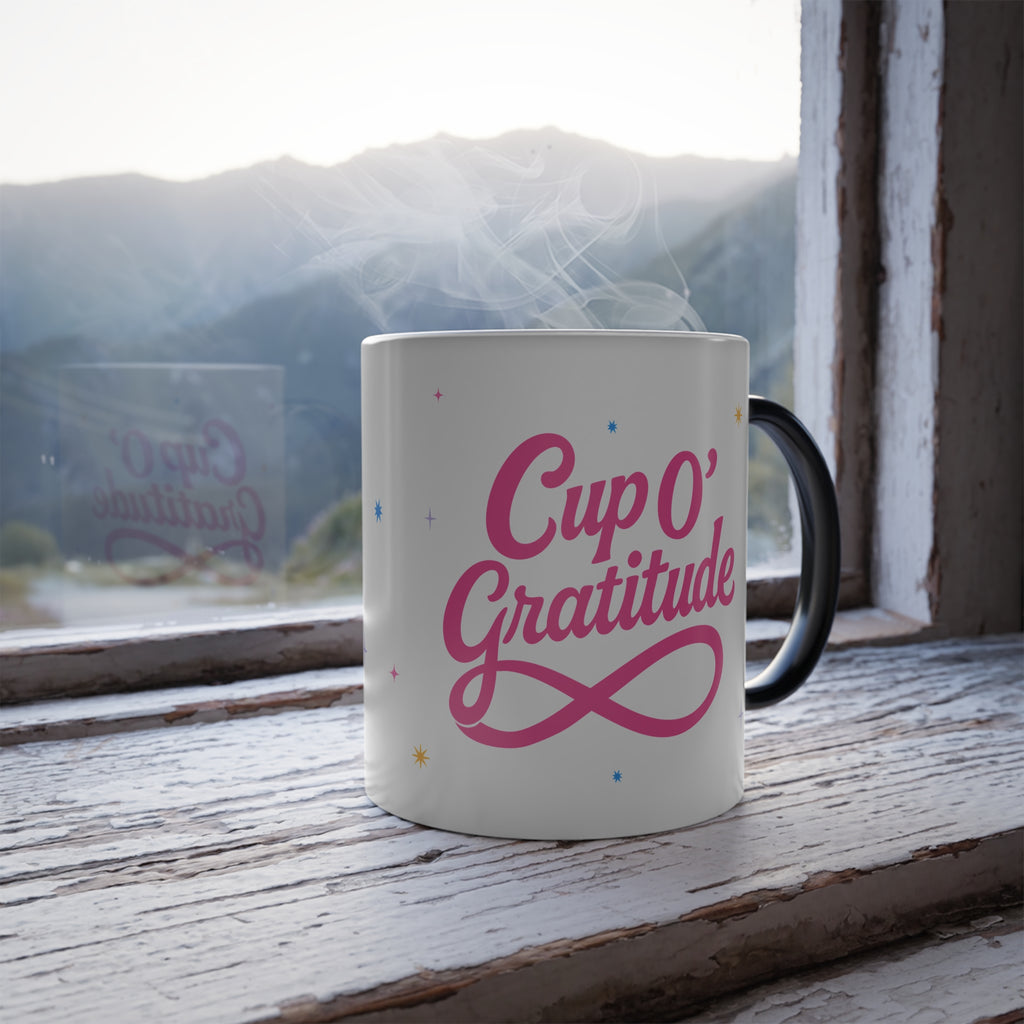 Color Morphing 'Cup o' Gratitude' Mug (11oz)