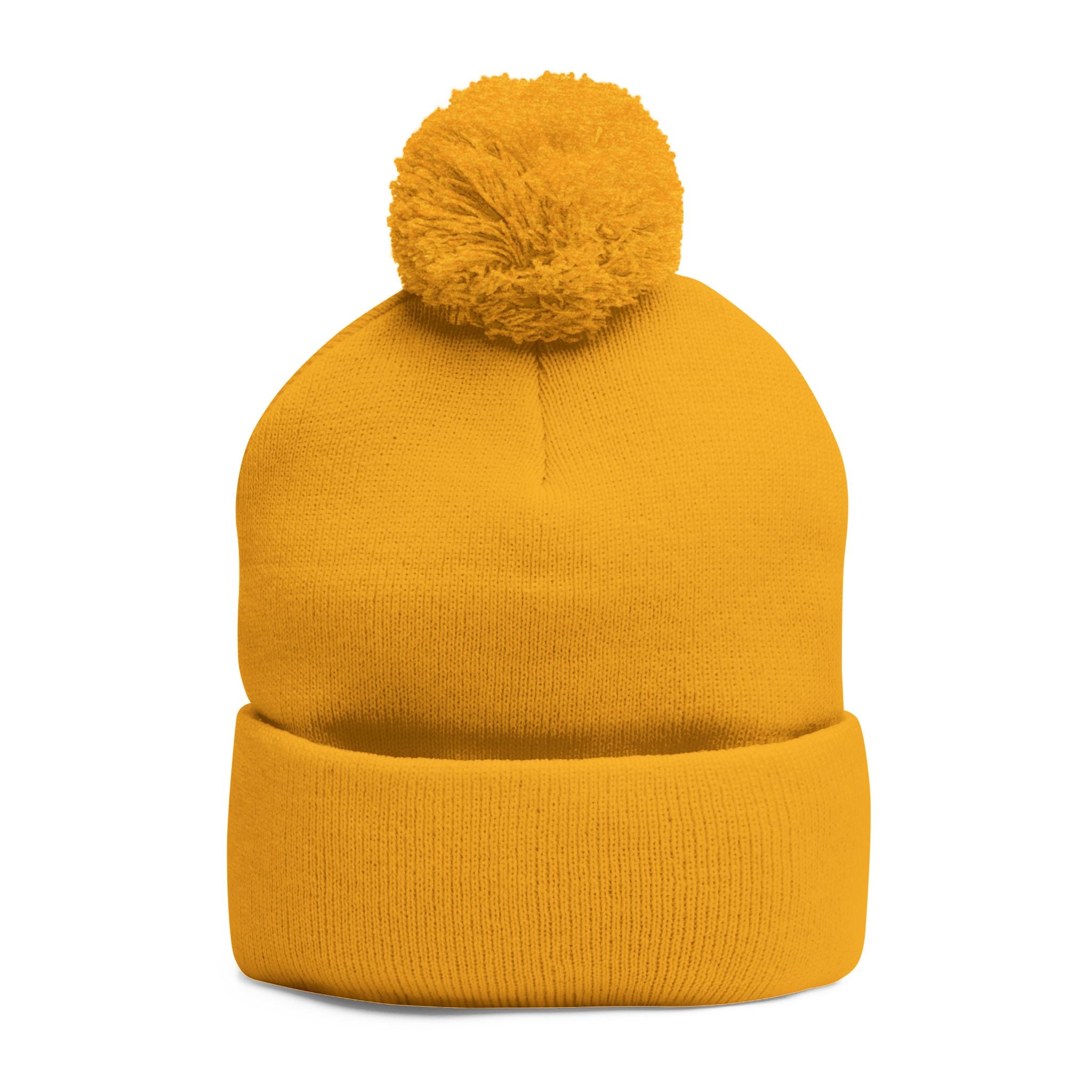 'Get Centered' Pom-Beanie